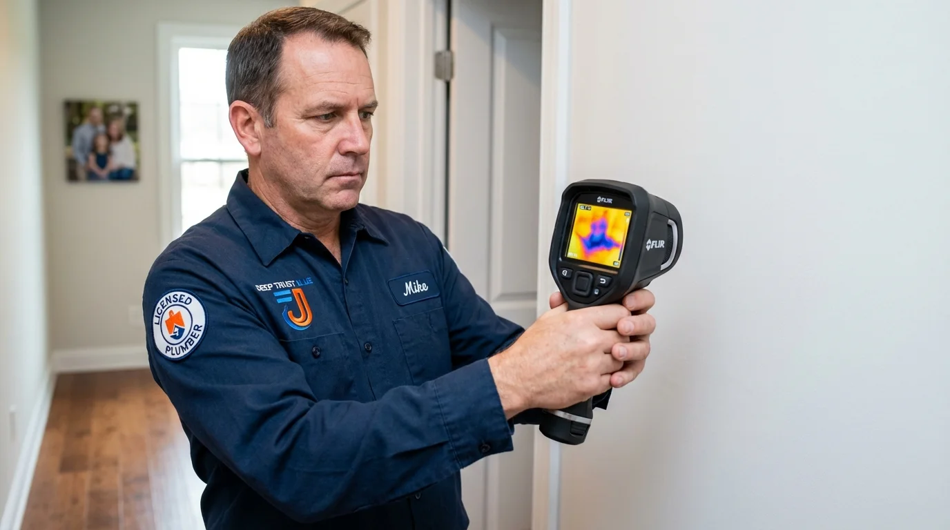 Thermal imaging leak detection by Johns Plumbing LLC in Glennville